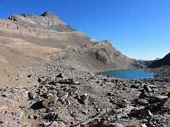 Chaltwassersee , Bocchetta d'Aurona  & Wasenhorn (Punta Terrarossa)